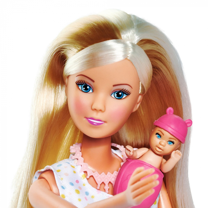 Papusa Simba Steffi Love Newborn Baby Room 29 cm cu figurina si accesorii [7]