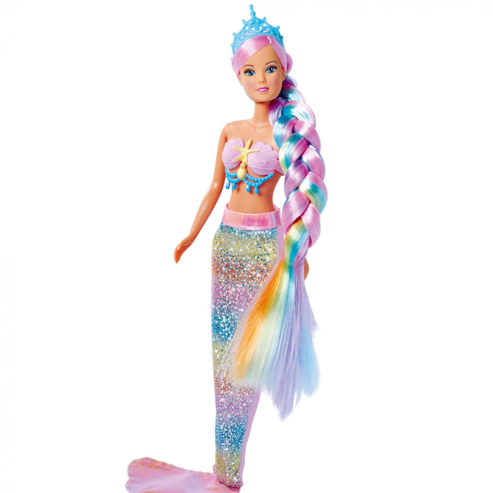 Papusa Simba Steffi Love Rainbow Mermaid 29 cm cu accesorii [2]
