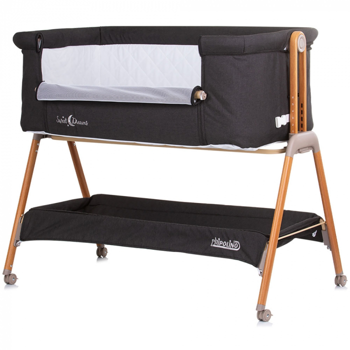 Patut Co-Sleeper Chipolino Sweet Dreams graphite wood [2]