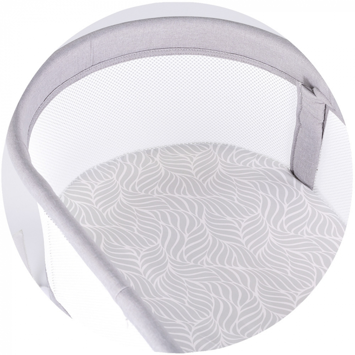 Patut cu leganare si cantar integrat Chipolino Sogno 2 in 1 grey [8]