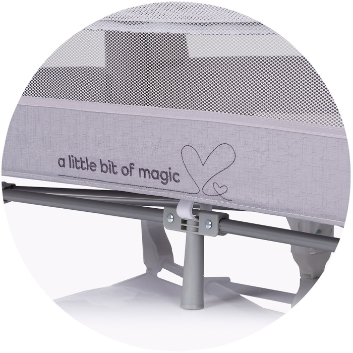 Patut pliabil Chipolino Glory cu laterala culisanta cloud [5]