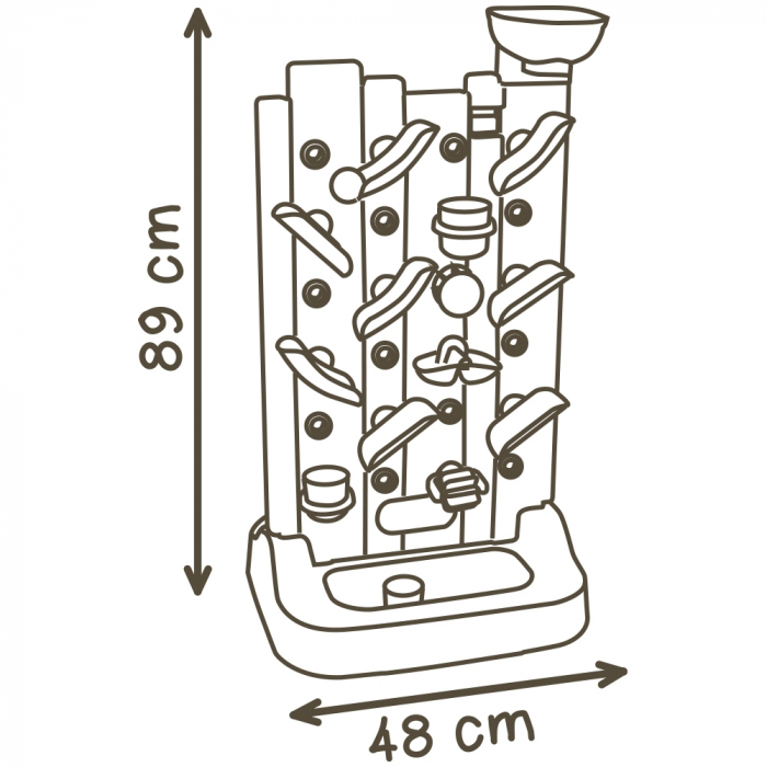Perete de activitati Smoby 6 in 1 cu accesorii [3]
