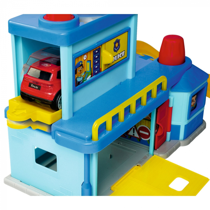 Pista de masini Simba ABC Happy Police Station cu 2 masinute [9]