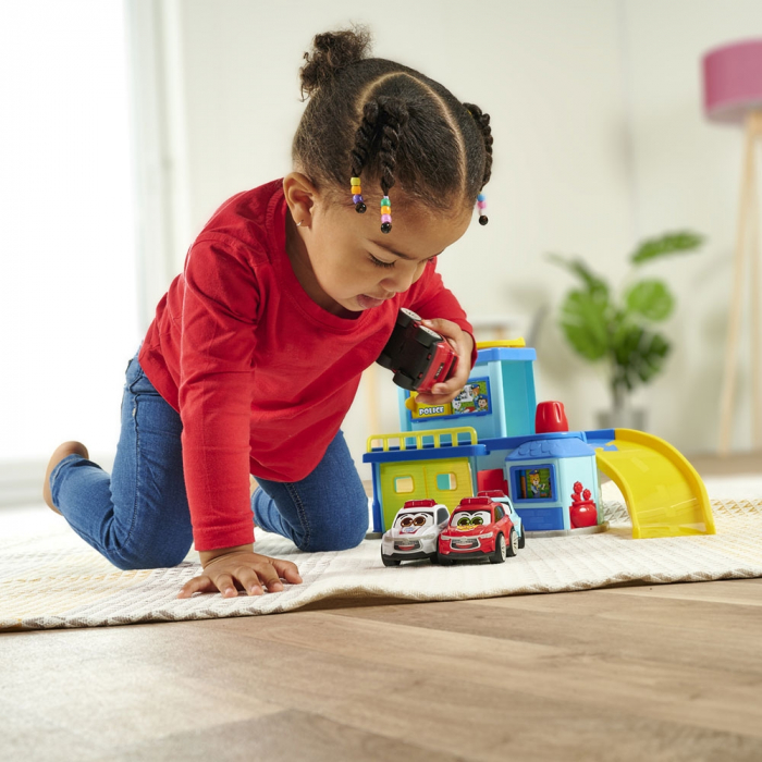 Pista de masini Simba ABC Happy Police Station cu 2 masinute [11]