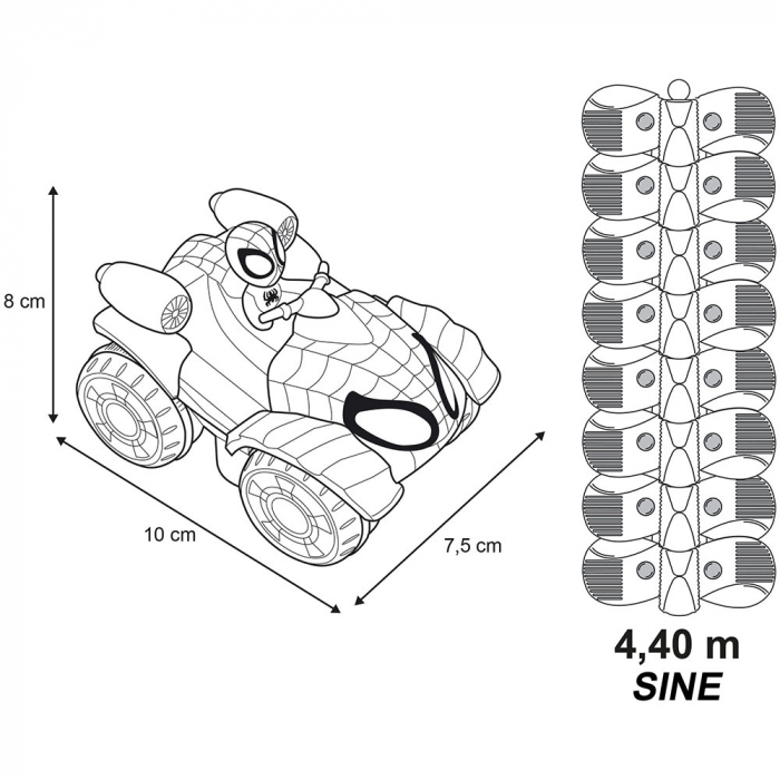 Pista Smoby Spidey FleXtreme Set Spin circuit de curse [5]