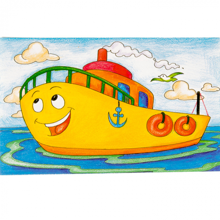 Puzzle cuburi din lemn 15 piese cu vehicule [8]