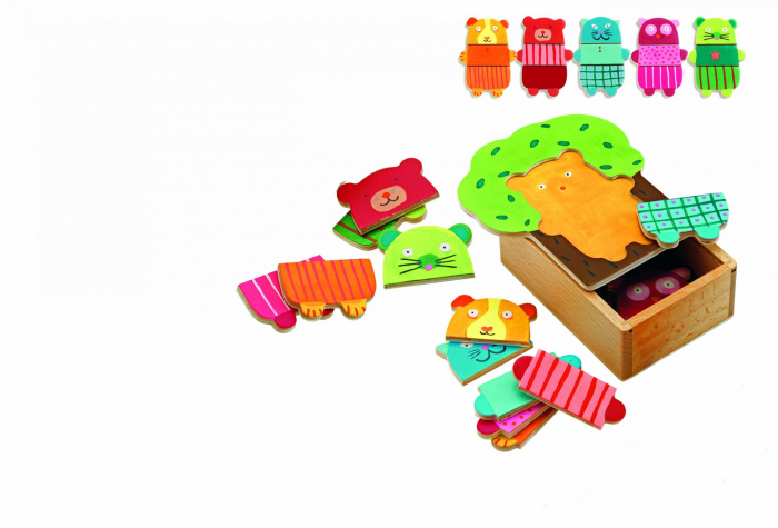 Puzzle lemn Djeco Copacelul vesel [2]