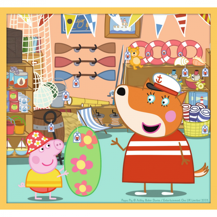 Puzzle 10 in 1 Purcelusa Peppa  Pig cu prietenii [2]