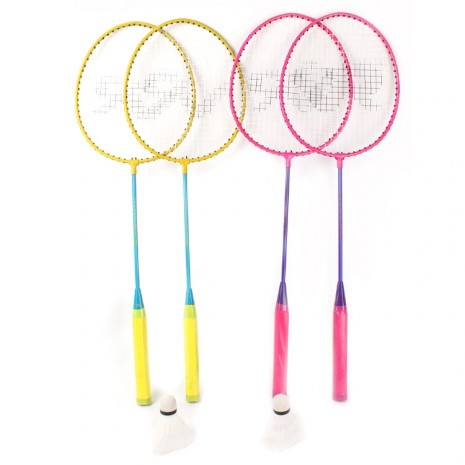 Set rachete badminton galben-ablastru [2]