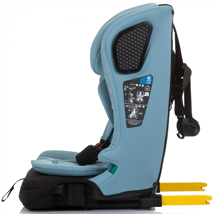 Scaun auto Chipolino Lux X I-Size 76-150 cm cu sistem Isofix pastel blue green [4]