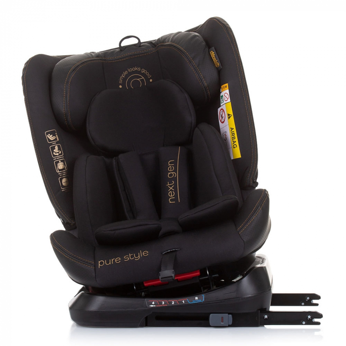 Scaun auto Chipolino Next Gen I-Size 40-150 cm ebony cu sistem Isofix [7]