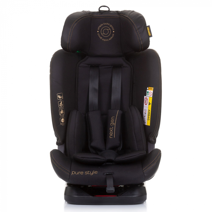Scaun auto Chipolino Next Gen I-Size 40-150 cm ebony cu sistem Isofix [3]