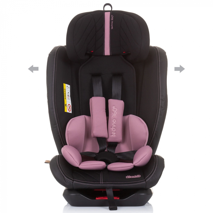 Scaun auto Chipolino Techno 0-36 kg rose water cu sistem Isofix [3]