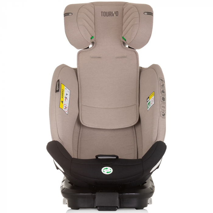 Scaun auto Chipolino Tourino I-Size 40-150 cm macadamia cu sistem Isofix [9]