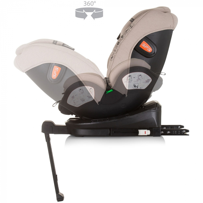 Scaun auto Chipolino Tourino I-Size 40-150 cm macadamia cu sistem Isofix [7]