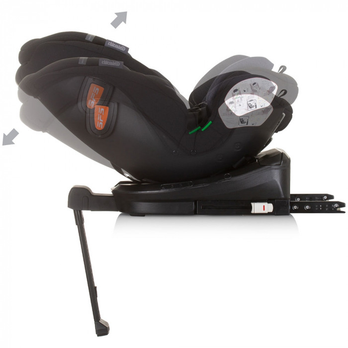 Scaun auto Chipolino Tourino I-Size 40-150 cm obsidian cu sistem Isofix [8]