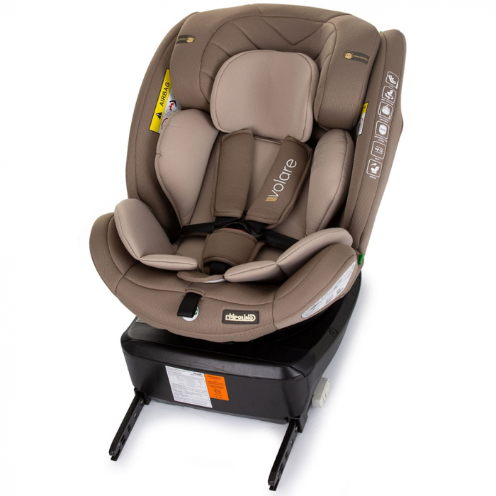 Scaun auto Chipolino Volare I-Size 40-150 cm macadamia cu sistem Isofix [10]