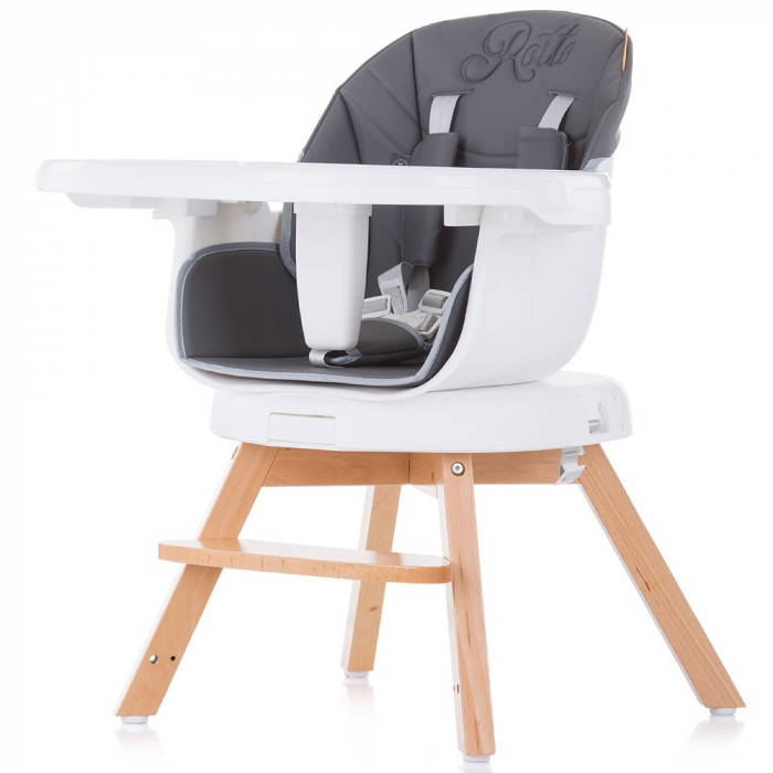 Scaun de masa cu sezut rotativ Chipolino Rotto 3 in 1 asphalt [8]