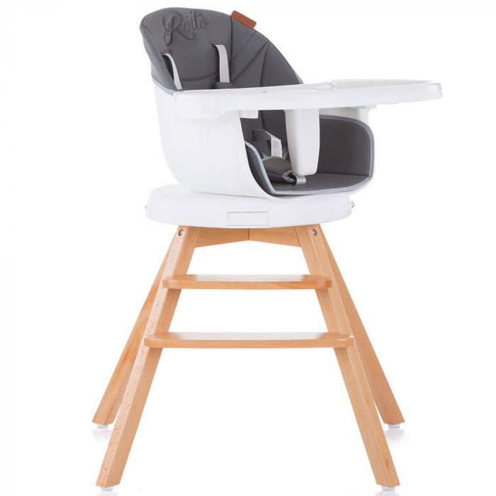 Scaun de masa cu sezut rotativ Chipolino Rotto 3 in 1 asphalt [7]