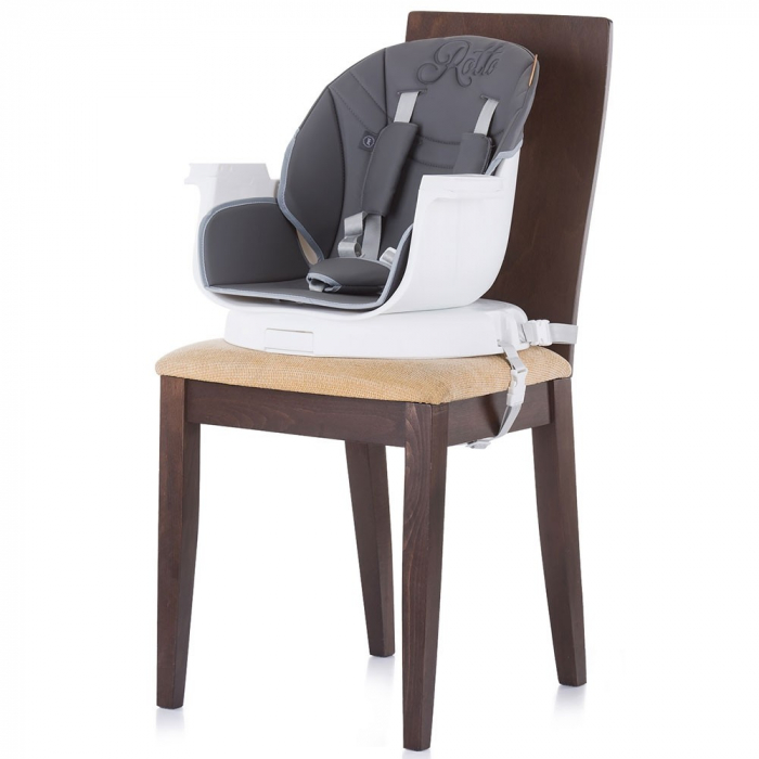 Scaun de masa cu sezut rotativ Chipolino Rotto 3 in 1 asphalt [11]