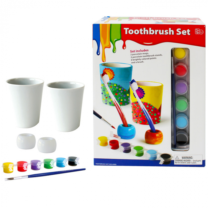 Set de colorat accesorii DIY pentru spalarea dintilor [1]