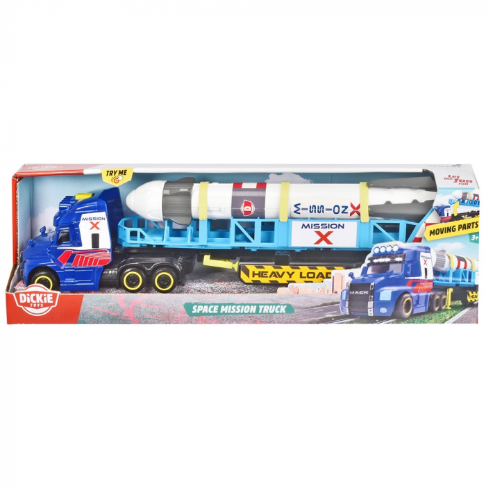 Set Dickie Toys Space Mission Truck Camion cu remorca si nava spatiala [2]