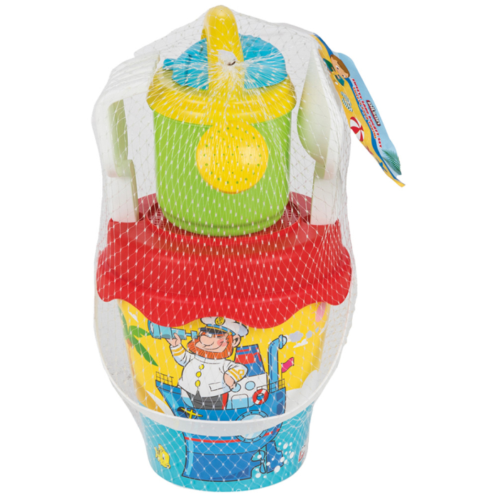 Set jucarii nisip Pilsan Sweety Bucket cu 8 piese [3]