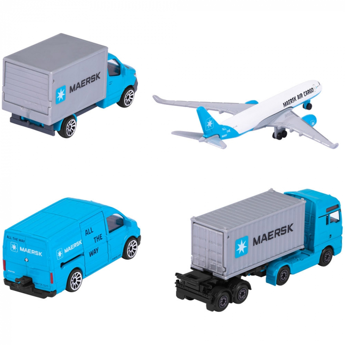 Set Majorette MAERSK Logistic cu 4 vehicule [2]