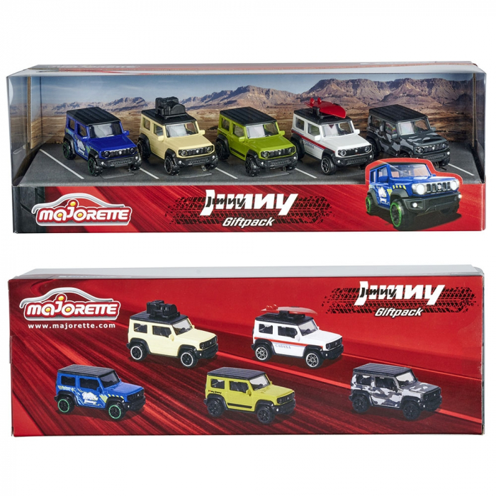 Set Majorette Suzuki Jimny cu 5 masinute din metal [6]
