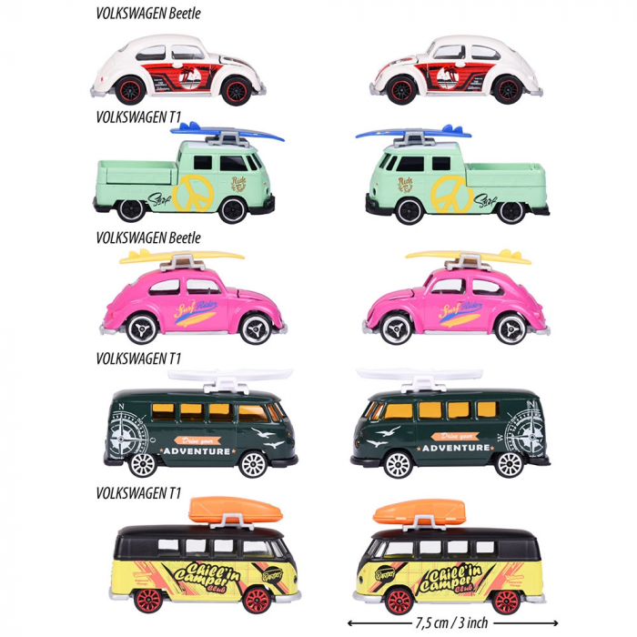 Set Majorette Volkswagen The Originals cu 5 masinute din metal [3]