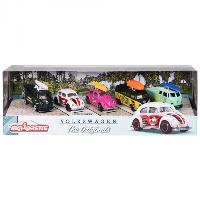 Set Majorette Volkswagen The Originals cu 5 masinute din metal [7]