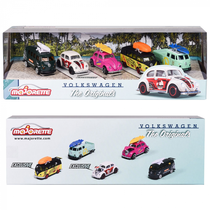 Set Majorette Volkswagen The Originals cu 5 masinute din metal [6]
