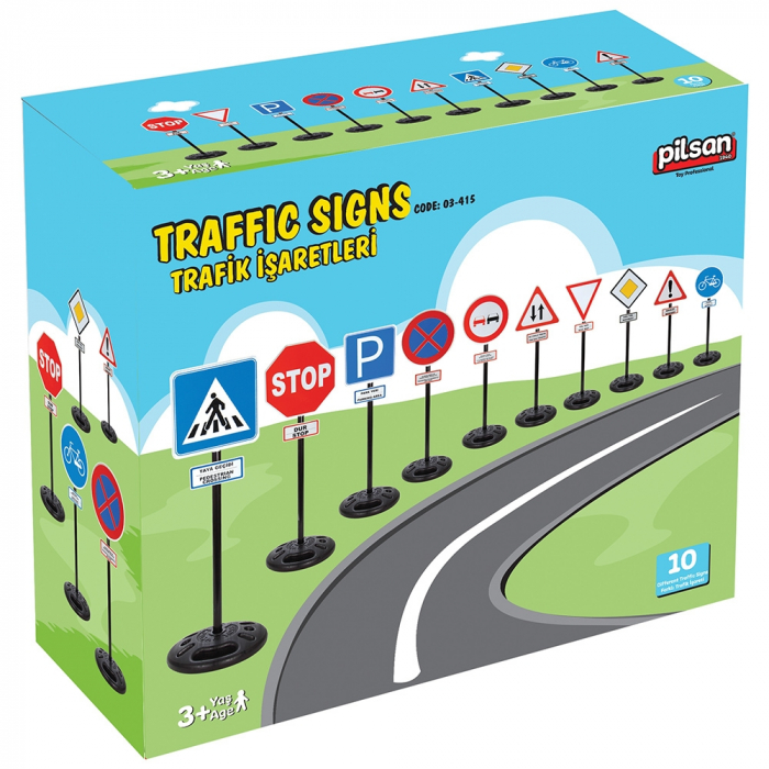 Set Pilsan Jucarie indicatoare rutiere Traffic Signs [2]
