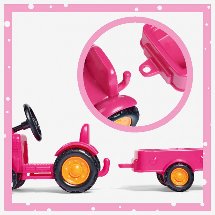 Set Simba Papusa Evi Love 12 cm, tractor cu remorca si accesorii [6]