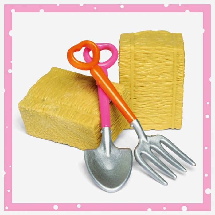 Set Simba Papusa Evi Love 12 cm, tractor cu remorca si accesorii [7]