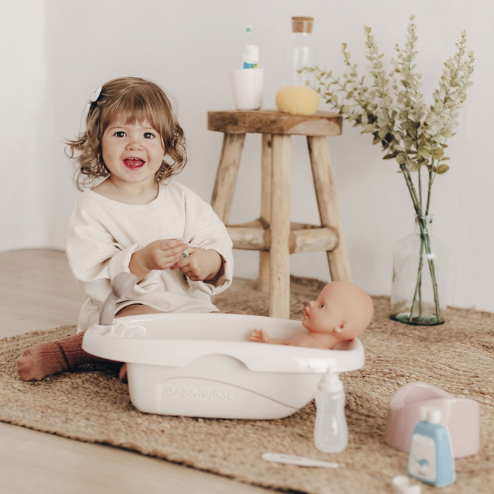 Set Smoby Baby Nurse cadita, olita si accesorii pentru papusi [7]