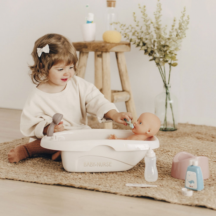 Set Smoby Baby Nurse cadita, olita si accesorii pentru papusi [6]