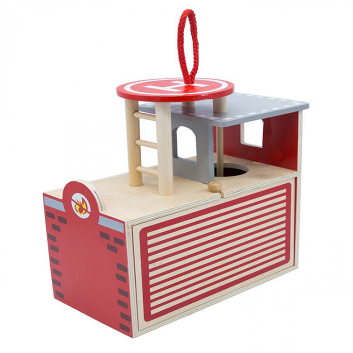 Statie pompieri din lemn [4]