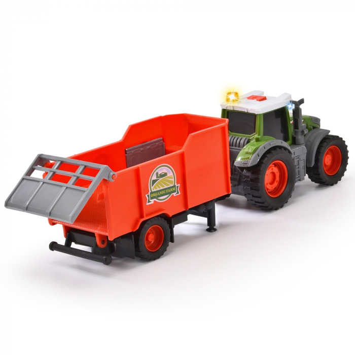 Tractor Dickie Toys Fendt Farm cu remorca [5]