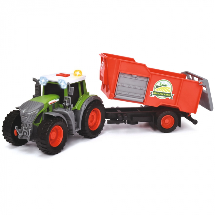 Tractor Dickie Toys Fendt Farm cu remorca [2]