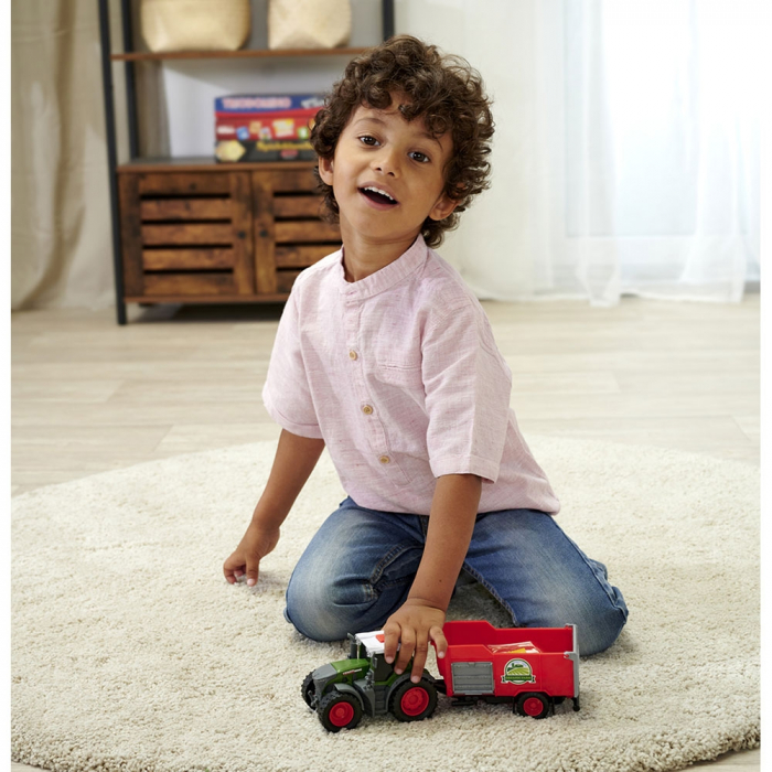 Tractor Dickie Toys Fendt Farm cu remorca [11]