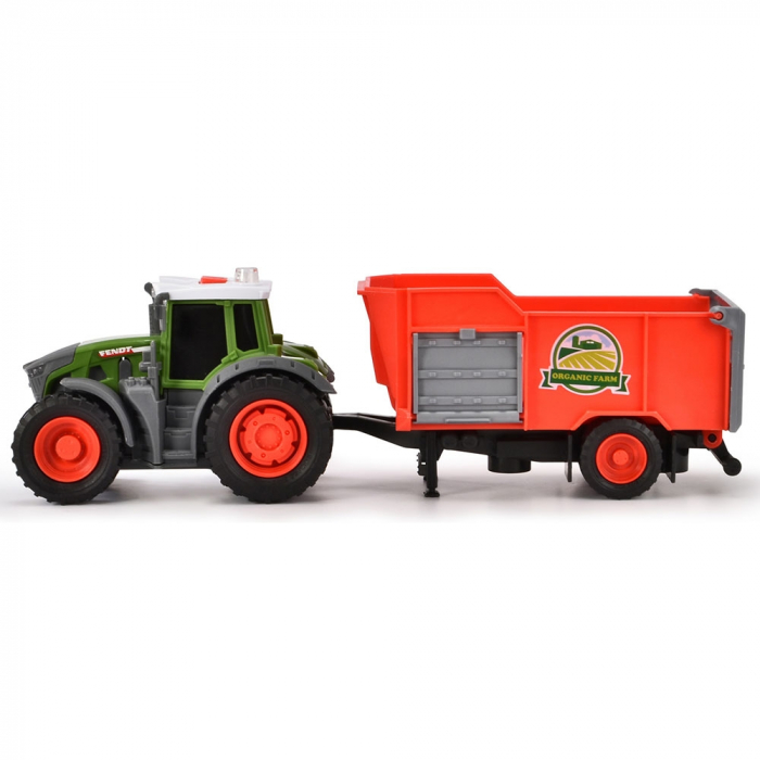 Tractor Dickie Toys Fendt Farm cu remorca [6]