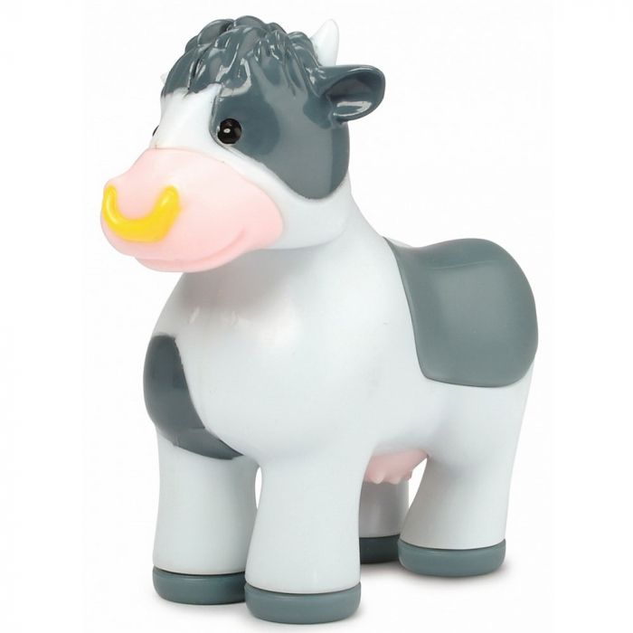 Tractor Dickie Toys Happy Fendt Animal Trailer cu remorca si figurina vaca [5]