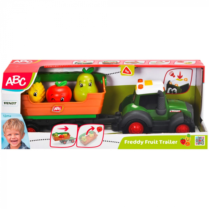 Tractor Simba ABC Freddy Fruit Trailer 30 cm cu lumini, sunete si accesorii [11]