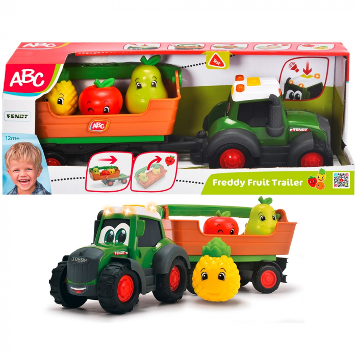 Tractor Simba ABC Freddy Fruit Trailer 30 cm cu lumini, sunete si accesorii [10]