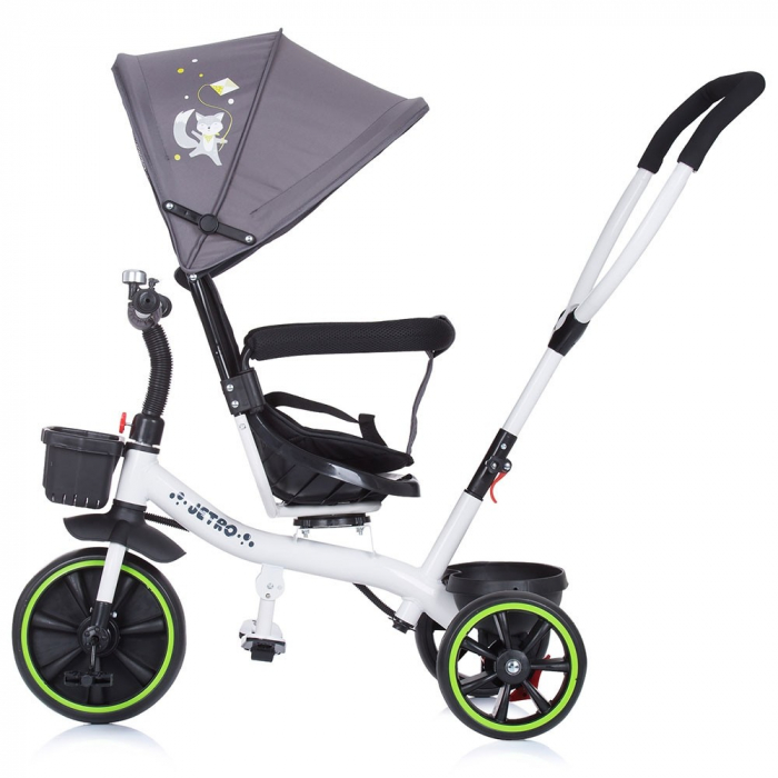 Tricicleta cu copertina si sezut reversibil Chipolino Jetro Platinum [3]