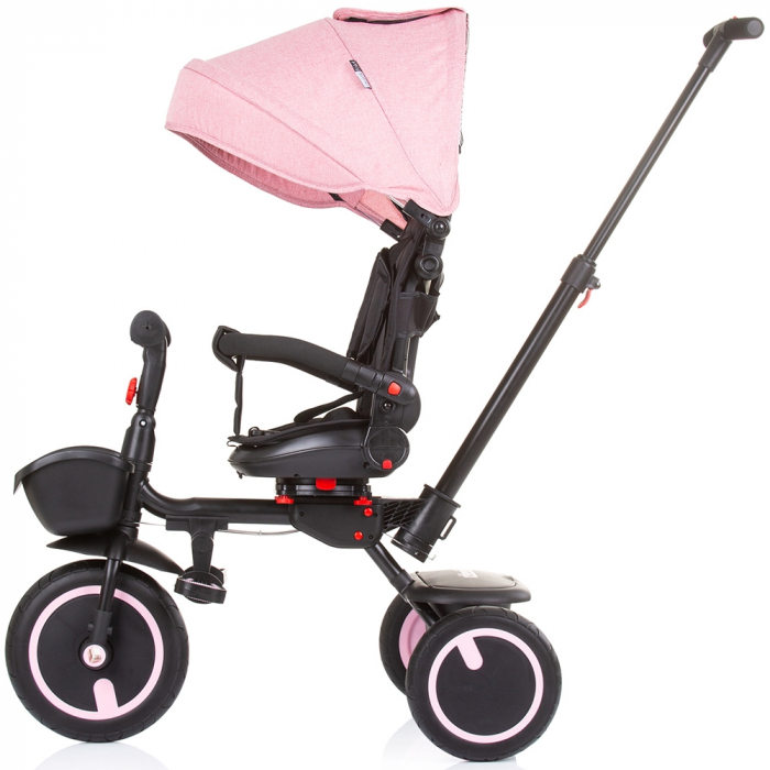 Tricicleta pliabila Chipolino Quick Fold cu sezut reversibil rose water [2]