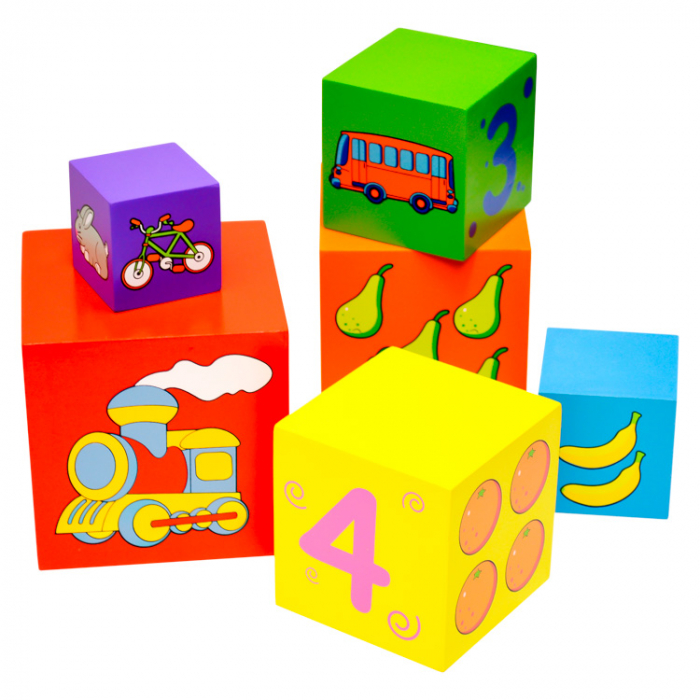 Turn de cuburi Turnul Babel, Viga Toys [2]