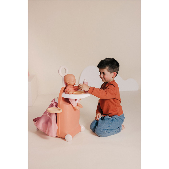 Valiza multifunctionala pentru papusi Smoby Baby Nurse Nursery Suitcase 3 in 1 cu 6 accesorii [4]