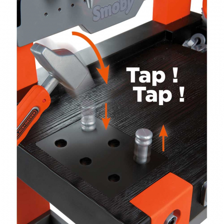 Atelier Smoby Black & Decker Bricolo One cu accesorii [2]